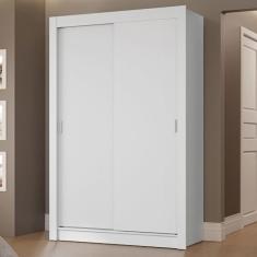 Guarda-roupa Solteiro 2 Portas de Correr 2 Gavetas Branco Vivare Madesa