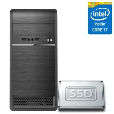 Computador Desktop Intel Core i7 16GB SSD 480GB CorPC Fast
