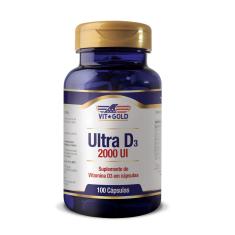 Vitamina Ultra D3 2.000 Ui Vitgold 100 cápsulas 