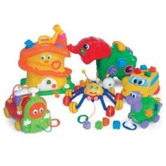 Kit Psicodiversão 6 Brinquedos Em Plástico - Jottplay