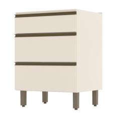 Balcão 3 Gavetas 60cm Connect - Móveis Henn