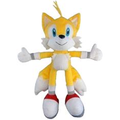 Pelúcia Tails Amarelo 35cm da Turma do Sonic