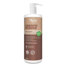  Shampoo Crespo Power Apse 1l Hidratação Maciez Low Poo