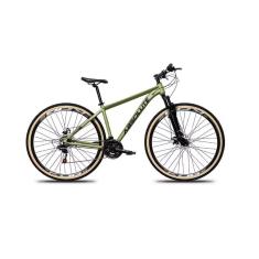 Bicicleta Aro 29 Absolute Nero 5 Cabos Internos 27v K7 Freio Disco Suspensão Dianteira Pneus Bege-Unissex