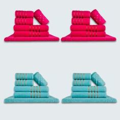 Jogo De Toalhas 24 Ps Coleo Montreal 100% Algodo Rs+vd - Toalhas Beka