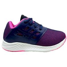 Tenis Fem Kids Infantil Zeus Extra Leve Escolar Pratico-Feminino