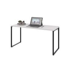 Conjunto com 10 Escrivaninhas Kuadra Estilo 150cm Industrial Branco Ch