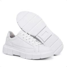 Tênis Sapatênis Masculino Casual Conforto Sola Alta Tratorada-Masculino