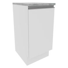 Balcão Madesa Glamy 40 cm 1 Porta - Branco