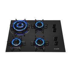 Cooktop Mueller 4 Bocas com Queimador Tripla Chama Mcg134bg1