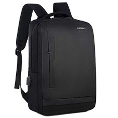 Mochila de ombro USB de carregamento para fone de ouvido Mochila multifuncional para computador de ombro, tecido Oxford com material de filme