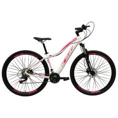 Bicicleta Aro 29 Feminina KSW Mwza Alumínio 24v Câmbios Shimano Tz Suspensão com Trava no Ombro-Feminino