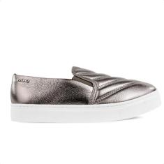 Tênis Via Uno Moda Slip On Feminino