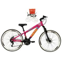 Bicicleta Aro 26 Vikingx Tuff 21v Alumínio Freio Hidráulico a Disco Ar