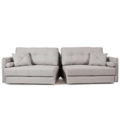 Sofá 3 Lugares Retrátil e Reclinável Prime Linho Cinza 190 cm