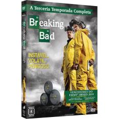 Dvd Breaking Bad - A Química Do Mal 3ª Temporada  4 Discos 