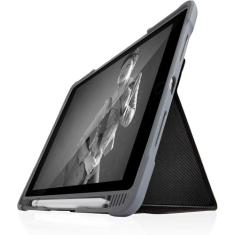 STM Capa Dux Plus Duo para iPad de 7ª/8ª/9ª geração de 10,2 polegadas – Proteção máxima de TPU com parte traseira de policarbonato, armazenamento para Apple Pencil ou Logitech Crayon