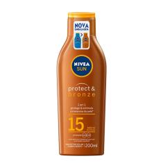 Protetor Solar Nivea Sun Protect & Bronze Fps15 200ml