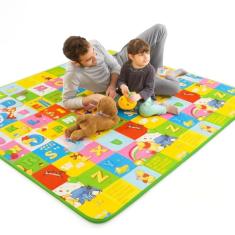 Tapete De Atividades Infantil Com Proteção Térmica Para Bebê 1,80 X 1,20m