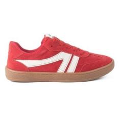 Tênis Casual Em Couro Dakota Lançamento Design Retrô College DA991 Cor:;Tamanho:38;Gênero:Feminino-Feminino