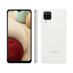 Smartphone Samsung Galaxy A12 Dual SIM 64 GB White 4 GB RAM, 64GB, Bra