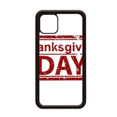 Capa com estampa de selo Happy Thanksgiving Day para iPhone 11 Pro Max para Apple Mobile Case