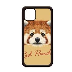 Capa castanha animal panda vermelho selvagem para iPhone 12 Pro Max para Apple Mini Mobile Case Shell