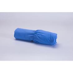 Lençol Cama Viúva Avulso(1,88mx1,20mx22cm alt) Com Elástico 100% Algodão 200 Fios Azul