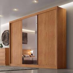 Guarda Roupa Turim 3 Portas 6 Gavetas  Clic Móveis Cumaru