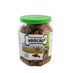 Petisco Biscoito Krócão Mini Ossinho Natural Para Cães 1Kg - Bicho Gre
