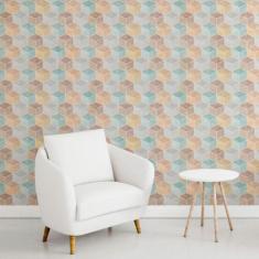 Papel de Parede Adesivo Geométrico N011089 Rolo 0,58x3M - Adesivo BR
