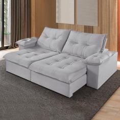 Sofá Retrátil e Reclinável Modulado 250cm Chile - Estofados Martins