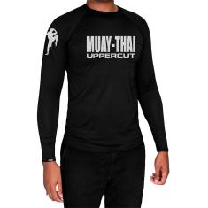 Camisa Térmica Uppercut Muay Thai Adulto-Unissex, Preta, XG