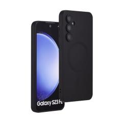 Yetagso Capa magnética para Samsung Galaxy S23 Plus, silicone macio com proteção para câmera, antiarranhões, compatível com carregamento sem fio