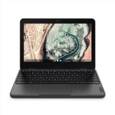 Chromebook Lenovo 100e Gen 3 Intel Celeron N4500 4GB 32GB eMMC Google Chrome 11.6" Antirreflexo 82V00008BR Preto