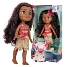 Boneca Moana E Pua - 2600 Cotiplás - Cotiplas, Laranja, Moana