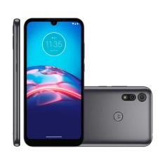 Smartphone Motorola E6i, 32GB, 2GB RAM, Octa Core, Câmera Dupla 13MP, Tela 6.1, Android 10, Cinza Titanium
