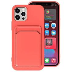 Carteira Candy Color Slot Carteira para iPhone 14 13 11 12 Pro Max XS XR X 8 7 Plus Silicone Macio Capa à Prova de Choque, T4, Para Iphone XS