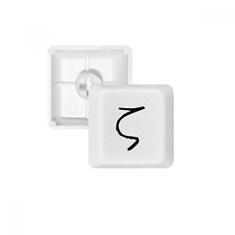 Alfabeto grego Zeta Black Silhouette teclado mecânico PBT Gaming Upgrade Kit