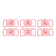6 Peças de Suporte de Coleira para Animais de Estimação, Silicone Leve, à Prova D'água, Anti Perda, Suporte para Coleiras de Corpo Inteiro, Compatível Com Coleira Rastreadora de
