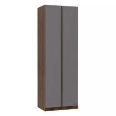 Guarda Roupa Solteiro 2 Portas 2 Cabideiros 80 Cm Prime Lucia