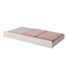 Cama Auxiliar Solteiro Barcelona Off White - Tebarrot, Bege, Moderno