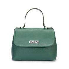 Bolsa Feminina Pequena Clucth Ala de Mão e Transversal Couro Legitimo 