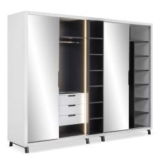 Guarda Roupa Luce 4 Portas Light