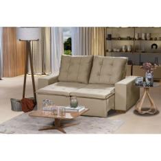 Sofá Goiás 3 Lugares Modular 1.90 MT com Molas Bonnel Retrátil e Recli