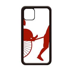 Capa China Jinrikisha Culture Outline Pattern para iPhone 12 Pro Max para Apple Mini Mobile Case Shell