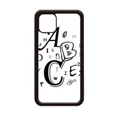 Letras ABC Imagem para iPhone 12 Pro Max Capa para Apple Mini Mobile Case Shell