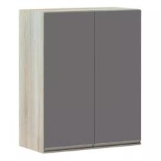 Armário para Cozinha 60 cm 2 Portas Luci Luciane Móveis, Legno Crema/C