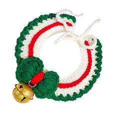 Coleira de Cachorro de Natal Fofa Forte M Suprimentos para Animais de Estimação Com Sino para Cães (M 6‑8 cm/2,4‑3,1 pol.)
