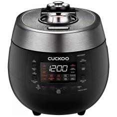 Panela de Arroz Elétrica 1.4L, com 12 Predefinições e Tela LCD, 110v, CUCKOO CRP RT0609FB, Preto